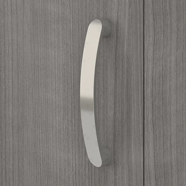 Bush Business Furniture Universal 62" Tall Narrow Storage Cabinet With Door And 3 Shelves, Platinum Gray (UNS116PG) 4 Bush Business Furniture Universal 62" Tall Narrow Storage Cabinet With Door And 3 Shelves, Platinum Gray (UNS116PG) - Image 4