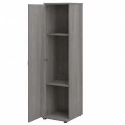 Bush Business Furniture Universal 62" Tall Narrow Storage Cabinet With Door And 3 Shelves, Platinum Gray (UNS116PG) 12 Bush Business Furniture Universal 62" Tall Narrow Storage Cabinet With Door And 3 Shelves, Platinum Gray (UNS116PG) -Home furniture sp150858634 s7