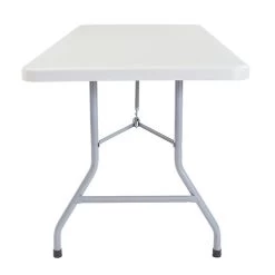 NPS® Heavy Duty Folding Table, 30 X 72, Speckled Gray (BT30721)