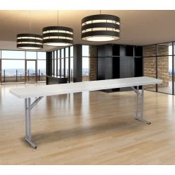 NPS® Heavy Duty Seminar Folding Table, 18 X 96, Speckled Gray (BT1896) 12 NPS® Heavy Duty Seminar Folding Table, 18 X 96, Speckled Gray (BT1896) -Home furniture sp152707590 s7