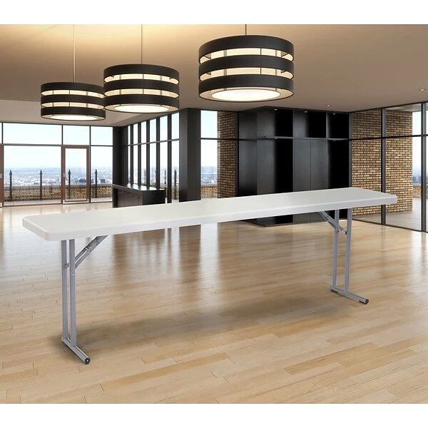NPS® Heavy Duty Seminar Folding Table, 18 X 96, Speckled Gray (BT1896) 6 NPS® Heavy Duty Seminar Folding Table, 18 X 96, Speckled Gray (BT1896) - Image 6