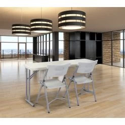 National Public Seating 60" X 18" Folding Table, Gray (BT18601) 13 National Public Seating 60" X 18" Folding Table, Gray (BT18601) -Home furniture sp152707851 s7