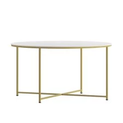 Flash Furniture Hampstead Collection Coffee Table, White (NANJH1787CT) -Home furniture sp154583855 s7