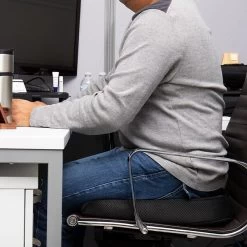 Mind Reader Harmony Collection Foam Cushions, Black (MEMGEL-BLK)