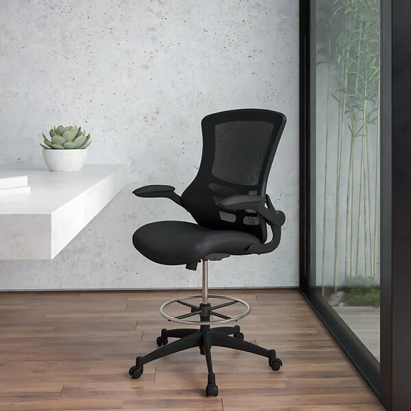 Flash Furniture Mid-Back Design Mesh Task Chair, Black (BL-X-5M-D-GG) 1 Flash Furniture Mid-Back Design Mesh Task Chair, Black (BL-X-5M-D-GG)