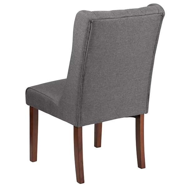 Flash Furniture Polyester Accent Chair, Gray Fabric (2QYA91GY) 3 Flash Furniture Polyester Accent Chair, Gray Fabric (2QYA91GY) - Image 3