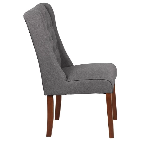 Flash Furniture Polyester Accent Chair, Gray Fabric (2QYA91GY) 5 Flash Furniture Polyester Accent Chair, Gray Fabric (2QYA91GY) - Image 5
