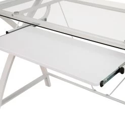 Flash Furniture 36"W Tempered Glass Computer Desk, Clear (NANJN2824SWHWH) 13 Flash Furniture 36"W Tempered Glass Computer Desk, Clear (NANJN2824SWHWH) -Home furniture sp155709979 s7