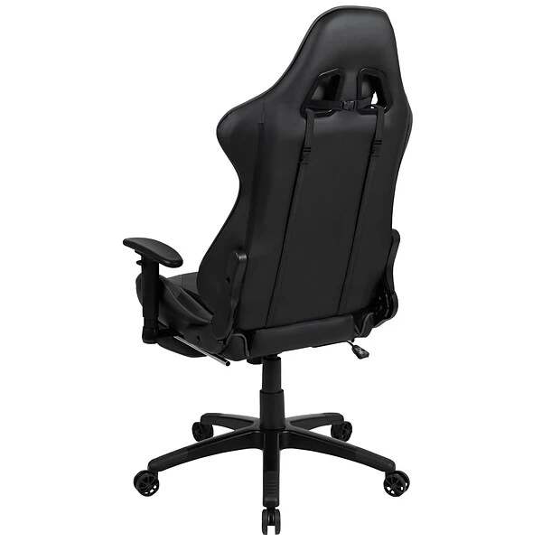 Flash Furniture X30 Ergonomic LeatherSoft Swivel Gaming Chair, Gray (CH187230GY) 6 Flash Furniture X30 Ergonomic LeatherSoft Swivel Gaming Chair, Gray (CH187230GY) - Image 6
