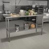 Flash Furniture Prep Table, 60"W X 24"D (NHWT2460BSP)