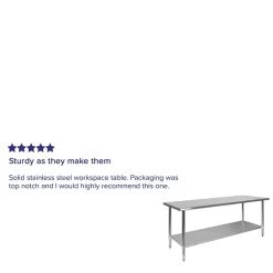 Flash Furniture Prep Table, 72"W X 30"D (NHWT3072) 10 Flash Furniture Prep Table, 72"W X 30"D (NHWT3072) -Home furniture sp155715357 s7