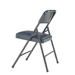 NPS 1200 Series Vinyl Padded Premium Folding Chairs, Dark Midnight Blue/Char-Blue, 4/Pack (1204/4) -Home furniture sp160038590 s7