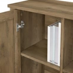 Bush Furniture Salinas 29.96" Accent Storage Cabinet With 3 Shelves, Reclaimed Pine (SAS147RCP-03) 11 Bush Furniture Salinas 29.96" Accent Storage Cabinet With 3 Shelves, Reclaimed Pine (SAS147RCP-03) -Home furniture sp164750819 s7