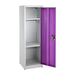 AdirOffice 48" Steel Single Tier Purple Storage Locker (629-01-PUR)