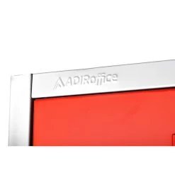 AdirOffice 72" D 4-Compartment Steel Tier Key Lock Red Storage Locker (629-204-RED) -Home furniture sp167909614 s7
