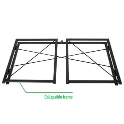 Mind Reader 42"W Collapsible Rustic Desk, Brown/Black (ODTABLE-BLK) -Home furniture sp172813241 s7