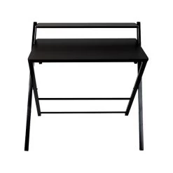 Mind Reader 34"W Portable 2-Tier Laptop Desk, Black (FOLDTABLE-BLK)