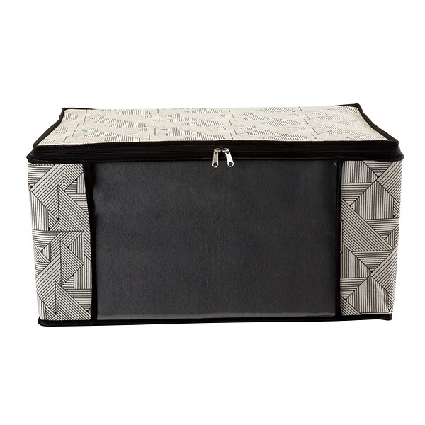 Closet Candie Blanket Bag, Jumbo, Geo Natural (M-77821) 1 Closet Candie Blanket Bag, Jumbo, Geo Natural (M-77821)