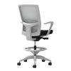 Union & Scale Workplace2.0™ Stool, Black Vinyl, Adjustable Lumbar, Fixed Arms, Synchro-Tilt Seat Control (53800)