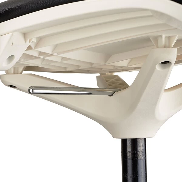 Safco® Shell™ Vinyl Upholstered Extended-Height Chair, White (7014WH) 3 Safco® Shell™ Vinyl Upholstered Extended-Height Chair, White (7014WH) - Image 3