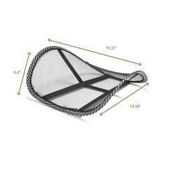 Mind Reader Mesh Lumbar Support Adjustable Breathable Cushion, Fits All Types Of Chairs, Car Seats, Black (BACKMESH-BLK) 11 Mind Reader Mesh Lumbar Support Adjustable Breathable Cushion, Fits All Types Of Chairs, Car Seats, Black (BACKMESH-BLK) -Home furniture sp27408307 s7
