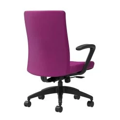 Union & Scale Workplace2.0™ Task Chair Upholstered, Fixed Arms, Amethyst Fabric, Synchro Tilt (54148)