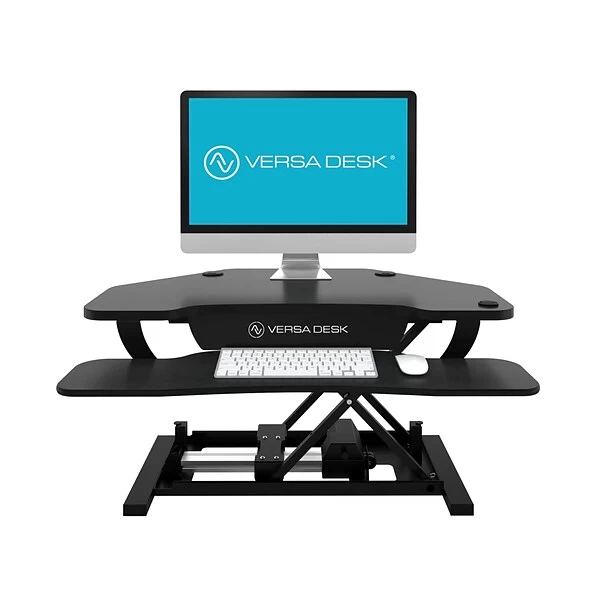 VersaDesk Power Pro Corner - 36" Electric Height Adjustable Standing Desk Riser, Black (VT77136330101) 1 VersaDesk Power Pro Corner - 36" Electric Height Adjustable Standing Desk Riser, Black (VT77136330101)