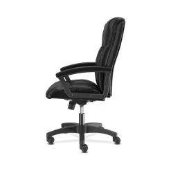 HON SofThread Leather High-Back Executive Chair, Center-Tilt, Fixed Arms, Black (BSXVL151SB11) 7 HON SofThread Leather High-Back Executive Chair, Center-Tilt, Fixed Arms, Black (BSXVL151SB11) -Home furniture sp40351777 s7
