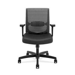 Home furniture 22 HON Convergence Mesh Back Vinyl Task Chair, Black (HONCMS1AUR10)