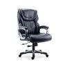 Quill Brand® Denaly Big & Tall Bonded Leather Manager Chair, Black (51468)