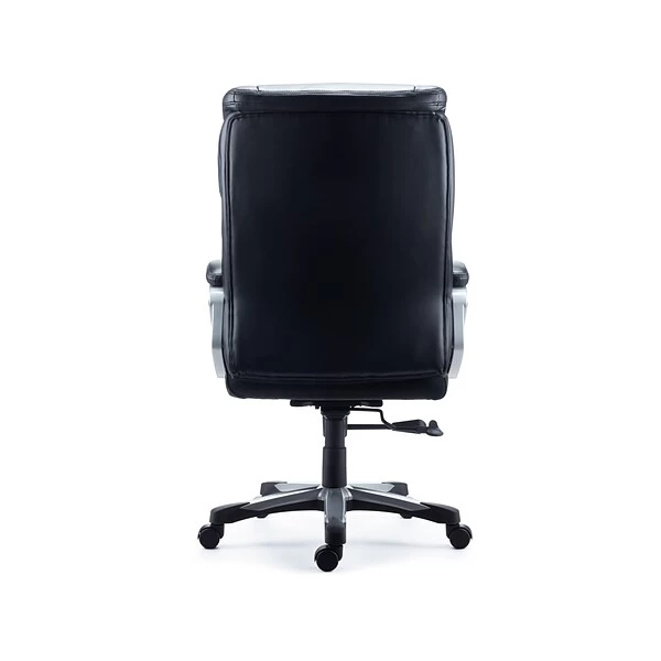 Quill Brand® Denaly Big & Tall Bonded Leather Manager Chair, Black (51468) 2 Quill Brand® Denaly Big & Tall Bonded Leather Manager Chair, Black (51468) - Image 2