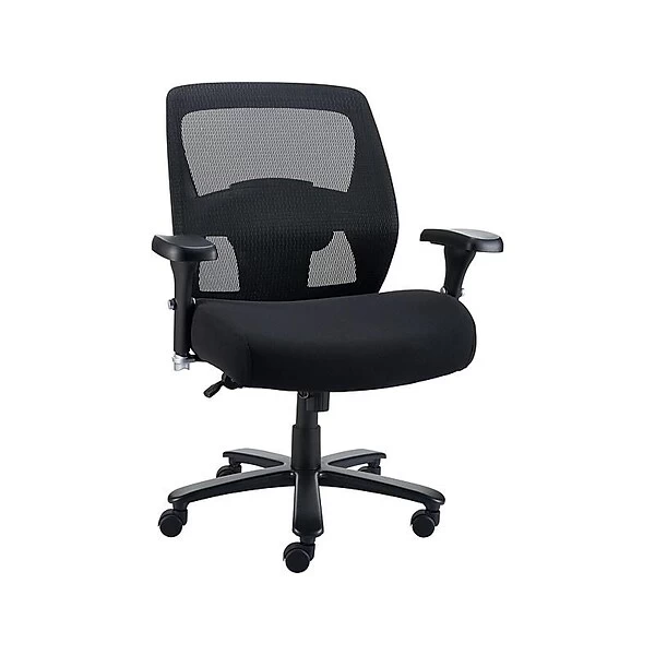 Quill Brand® Driscott Mesh Back Fabric Managers Big & Tall Chair, Black (28354) 2 Quill Brand® Driscott Mesh Back Fabric Managers Big & Tall Chair, Black (28354) - Image 2