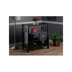 Winsome Timber 36"W Buffet, Black, Each (20236)