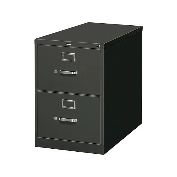 HON 310 Series 2-Drawer Vertical File Cabinet, Locking, Legal, Black, 26.5"D (H312C.P.P) 2 HON 310 Series 2-Drawer Vertical File Cabinet, Locking, Legal, Black, 26.5"D (H312C.P.P) - Image 2