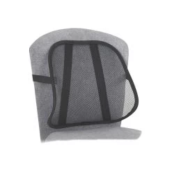 Safco Back Support, Black (7153BL)