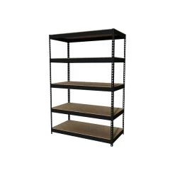 Iron Horse 3800 Lb. Rivet Series 5-Shelf Metal Unit, 48"W, Black (19453)