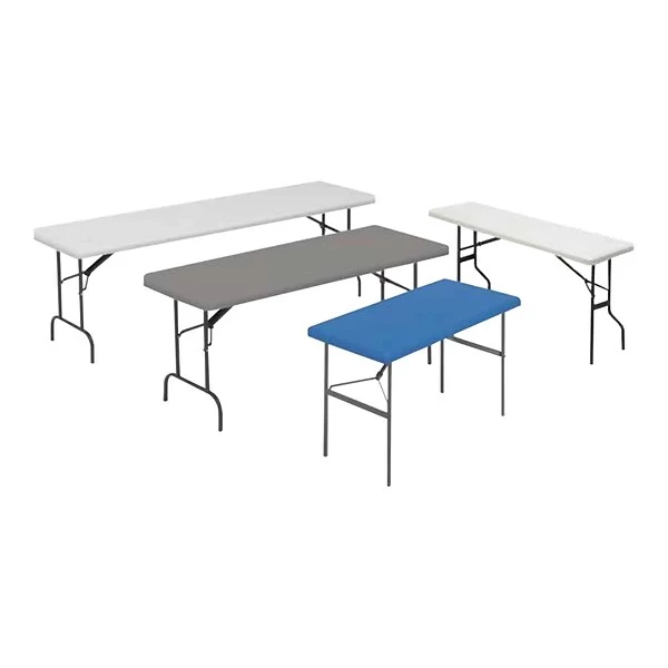 ICEBERG IndestrucTable TOO 1200 Series Folding Table, 72" X 30", Charcoal (65227) 2 ICEBERG IndestrucTable TOO 1200 Series Folding Table, 72" X 30", Charcoal (65227) - Image 2