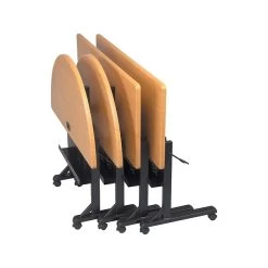 Balt Flipper Training Room Table, 24"D X 60"W, Teak (89775M)