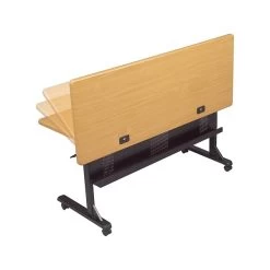 Balt Flipper Training Room Table, 24"D X 72"W, Teak (89863M) -Home furniture sp45447686 s7