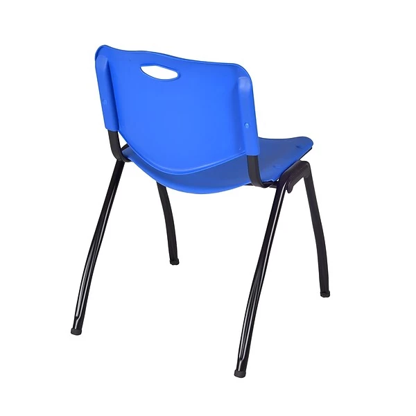 Regency 'M' Plastic Stack Chair, Blue (4700BE) 1 Regency 'M' Plastic Stack Chair, Blue (4700BE)