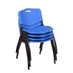 Regency 'M' Plastic Stack Chair, Blue (4700BE) 5 Regency 'M' Plastic Stack Chair, Blue (4700BE) -Home furniture sp4547961 s7
