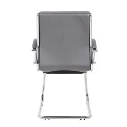 Boss CaressoftPlus Vinyl Guest Chair, Gray (B9479-GY)