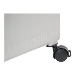 Storex Deluxe 2-Drawer Vertical File Cabinet, Mobile, Letter, Metal, 19" (61352U01C)