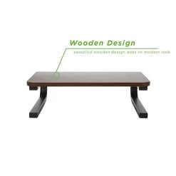 Mind Reader Wood Top Monitor Stand, Sturdy Laptop Riser, Desktop Stand, Desktop Monitor Stand Organizer, Brown (WOODMON-BRN) -Home furniture sp51414101 s7