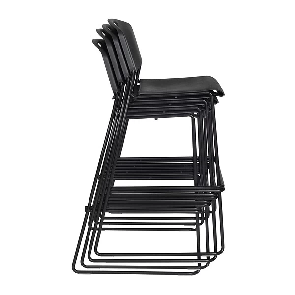 Regency Zeng Metal Stack Stool, Black (4495BK) 3 Regency Zeng Metal Stack Stool, Black (4495BK) - Image 3