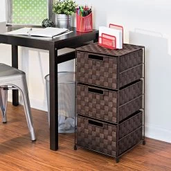 Honey Can Do 3 Drawer Chest , Espresso ( OFC-03714 )