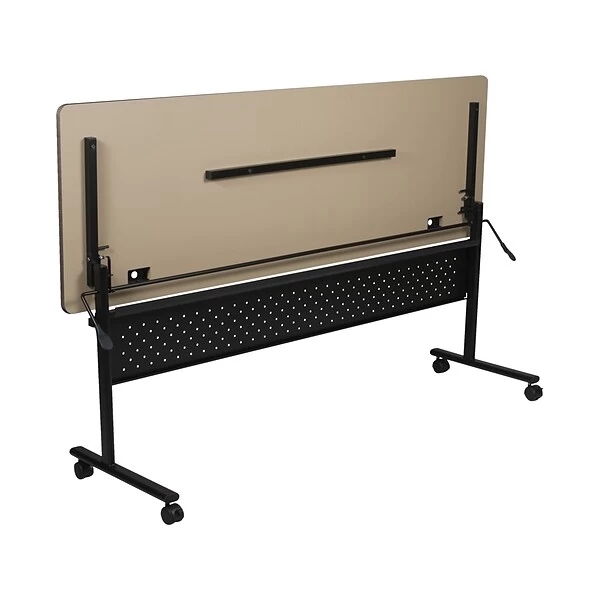 MooreCo Economy Flipper Training Room Table, 24"D X 60"W, Asian Night (91180) 2 MooreCo Economy Flipper Training Room Table, 24"D X 60"W, Asian Night (91180) - Image 2