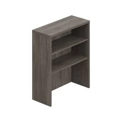 Offices To Go 2-Shelf 36"H Table Top Bookcase Artisan Gray (TDSL36HOAGL)