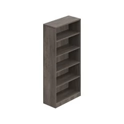 Offices To Go 4-Shelf 71"H Bookcase, Artisan Gray (TDSL71BCAGL)