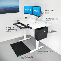 Mount-It! Executive Pro Standing Desk Bundle